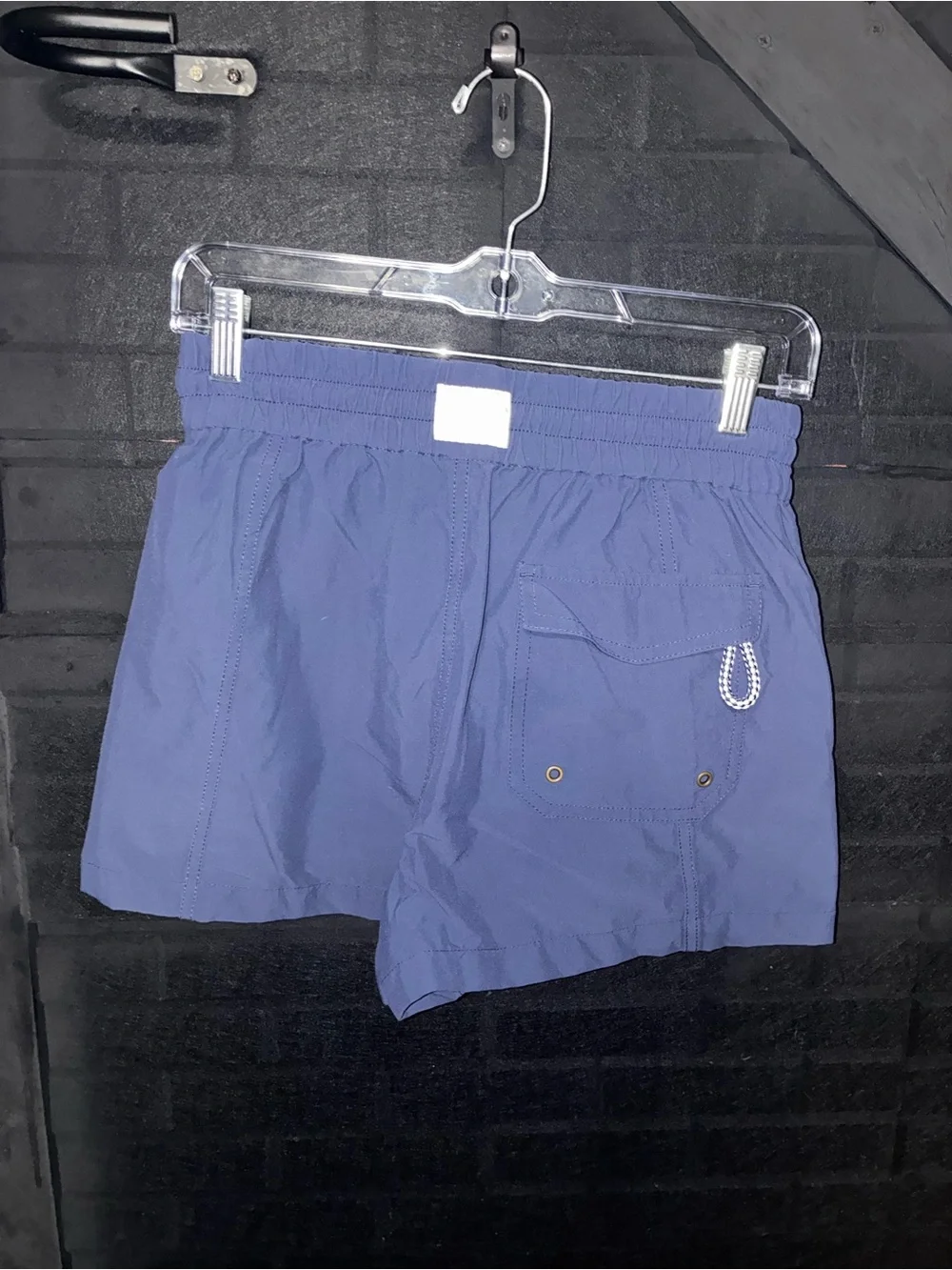 J.Crew Women’s Navy Blue Swim Shorts Drawstring Quick Dry Size XS